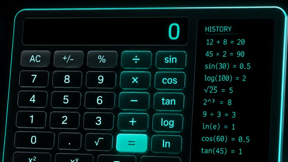 Neon Scientific Calculator